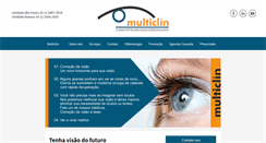 Desktop Screenshot of multiclin.com.br